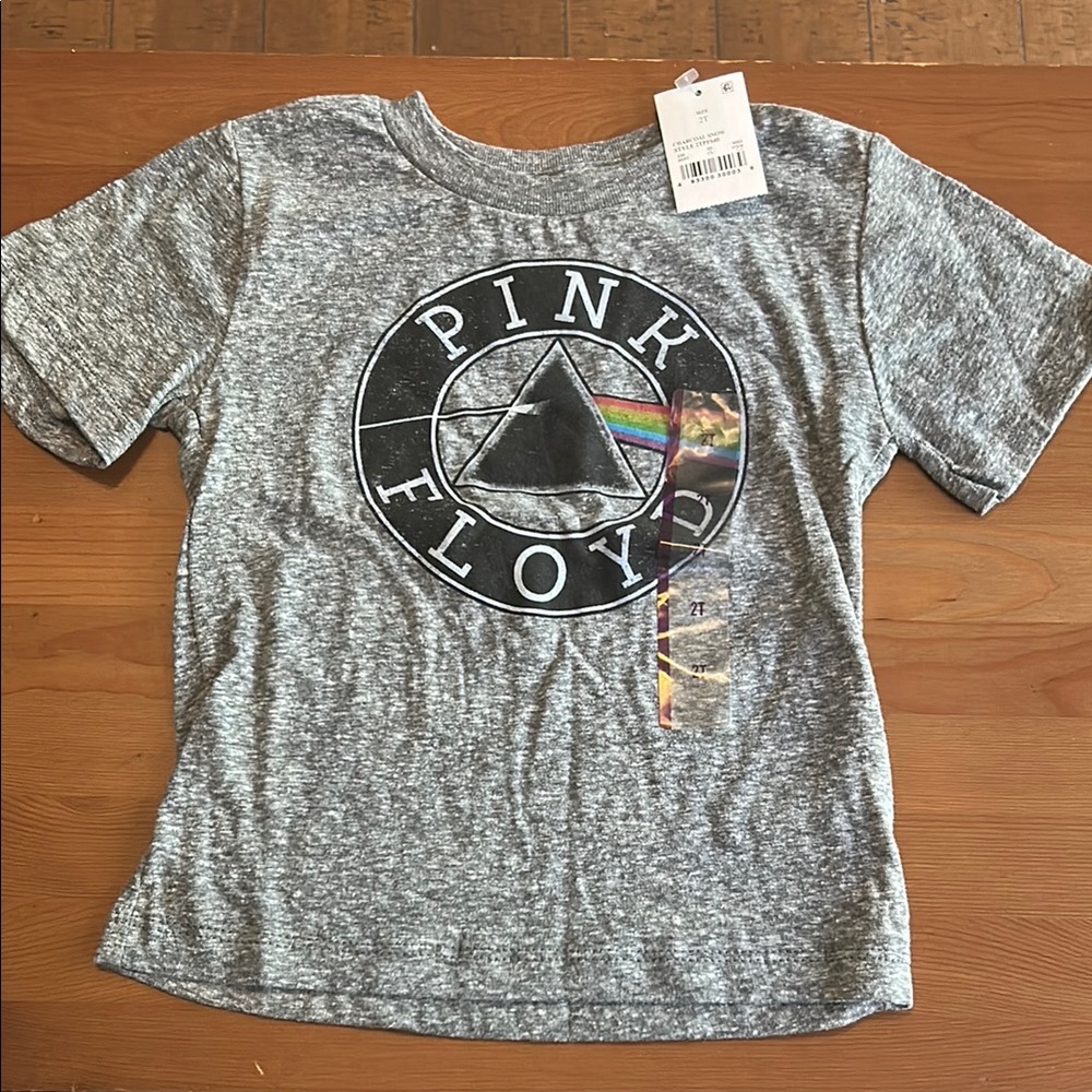 Pink Floyd Gray Short Sleeve Dark Side of the Moon Graphic Tee